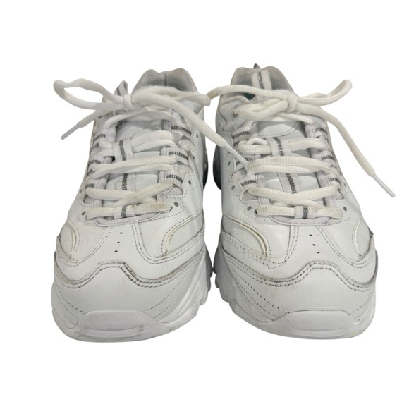 Skechers DLites Athletic Running Lace Up Shoe Womens Size 7.5 White Wow! - Picture 2 of 10